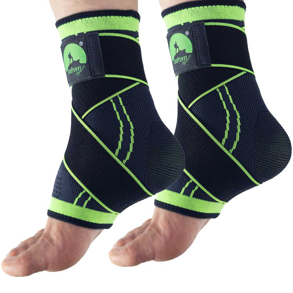 ECOPOWER SPORTS ankle support with adjustable strap