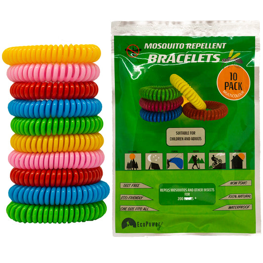 ECOPOWER SPORTS® mosquito repellent bands, suitable for children and adults