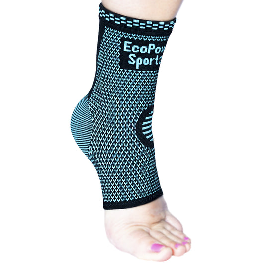 ECOPOWER SPORTS™ Ankle Sleeve for pain relieve and sports- green